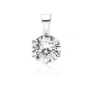 Pandantiv argint cu piatra 10 mm DiAmanti 2CO10CR_W-DIA  (Argint 925‰ 1,8 g.)